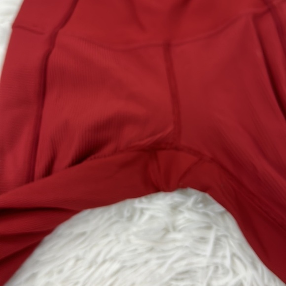 Lululemon Daily Lineup 7/8 Tight *25" Dark Sport Red - Picture 3 of 6